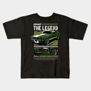 Revive The Legend 1967 Mustang Kids T-Shirt